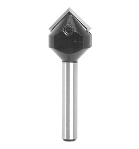 Insert Style Carbide Spoilboard V groove90 Single Flute Ruter Bit End Mills Woodworking Milling Cuttters Shank 1/4