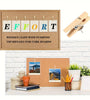 Push Pin Wooden Frame Set 50pcs Cork Board Bulletin Board Accessories Craft Decoration Transparent Box Storage Metal Pins Wood Clips