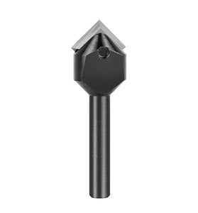 1/4 Inch Shank Industrial Grade V-Shape Carbide Insert 90 Degree Router Bit for CNC Wood Engraving Chamfer Carving