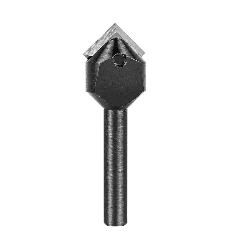 1/4 Inch Shank Industrial Grade V-Shape Carbide Insert 90 Degree Router Bit for CNC Wood Engraving Chamfer Carving