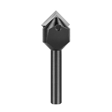 1/4 Inch Shank Industrial Grade V-Shape Carbide Insert 90 Degree Router Bit for CNC Wood Engraving Chamfer Carving