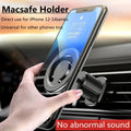 Mini Magnetic Car Phone Holder Stand 360 Rotary Support in Car for iPhone 15 14 13 Pro Magnet Car Air Vent Clip Cellphone Mount
