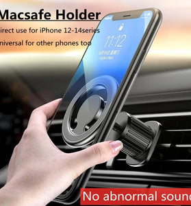Mini Magnetic Car Phone Holder Stand 360 Rotary Support in Car for iPhone 15 14 13 Pro Magnet Car Air Vent Clip Cellphone Mount