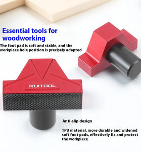 RUITOOL Aluminium19mm 20mm MFT Workbench Hole Bench Dog Clamp Non-slip Table Stopper for Woodworking DIY Project