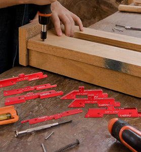 7pcs Aluminum Router Table Setup Bars Precision Setup Blocks Height Gauge Set for Router Table Saw