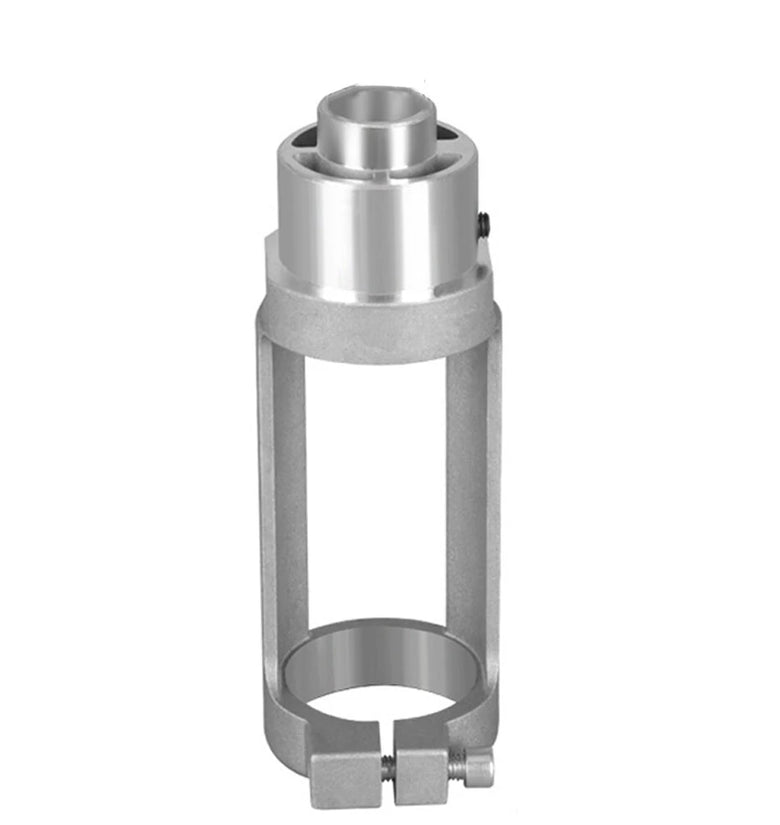 Cast Aluminum Square Hole Drill Bit Adapter for Hand Electric Drills Easy Installation Durable Woodworking Tool with Precise 20mm Width 38-43mm Diameter Fitment Quick and Smooth Drilling