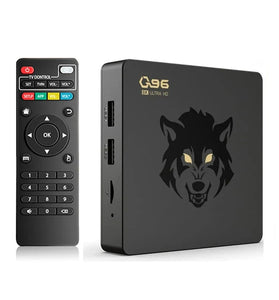Q96 8K Android TV Box 2+16G Amlogic S905W2 Quad Core Support 2.4G/5.8G HD Set Top Box H.265 Home Theater Smart TV Box