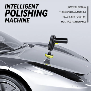Wireless Car Polishing Machine 20000RPM Brushless Motor 3 Speed Adjustment USB Type-C Rechargeable Portable Multi-Functional Scratch Remover