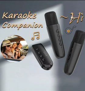 DSK1 Wireless Karaoke Companion Bluetooth 5.3 Dynamic Microphone KTV DSP Mixer System 3.5MM AUX Type-C Amplifier Host For Speaker Car