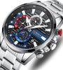 CURREN Chronograph Men's Business Sports Quartz Watch Casual Fashion Analog Calendar Wrist Watch Date Watch