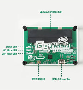 Original GBFlash Game Boy GBflash GBA/GBC Burner Great Design USB Adapter No Screen GBflash Cart And Type C Data Cable