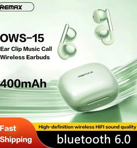 RemaxOWS-15 OWS Earbuds Wireless bluetooth V6.0 Earphones HiFi Stereo ENC Noise Cancelling Earclips Sports Headphones with Mic