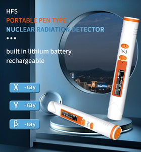 HFS-P3 Geiger Counter Small Portable Nuclear Radiation Tester Radioactive Tester X// Radiation Personal Dose Equivalent Hp10 Monitor