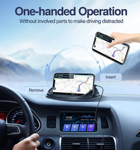 Silicone Car Phone Holder Mount Car Pad Mat for Various Dashboards Slip Free Desk Phone Stand for iPhone/Samsung Android Smartphones GPS Devices