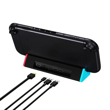 For Switch2 Charging Station NS2 Docking Station with 4K HD2.1 PD100W USB3.0 1000M Ethernet Port Supports TV Output TNS-17889