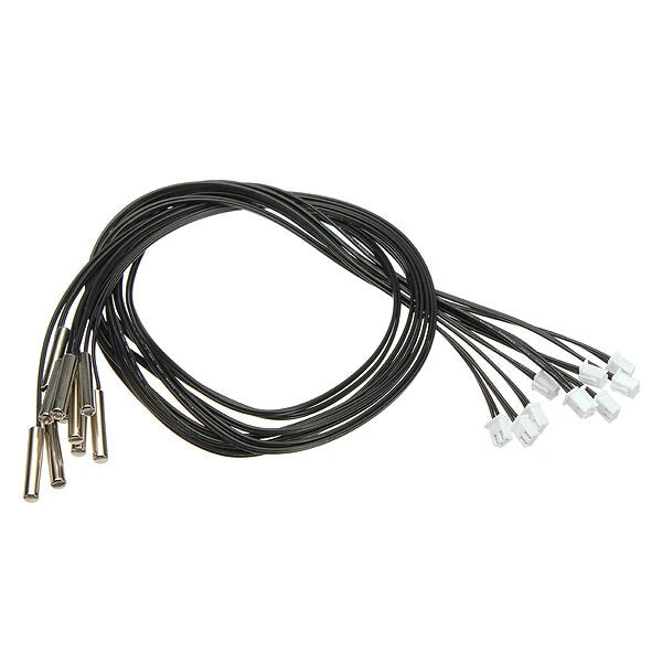 100cm 10pcs NTC-3470 Waterproof Professional Temperature Sensor Probe