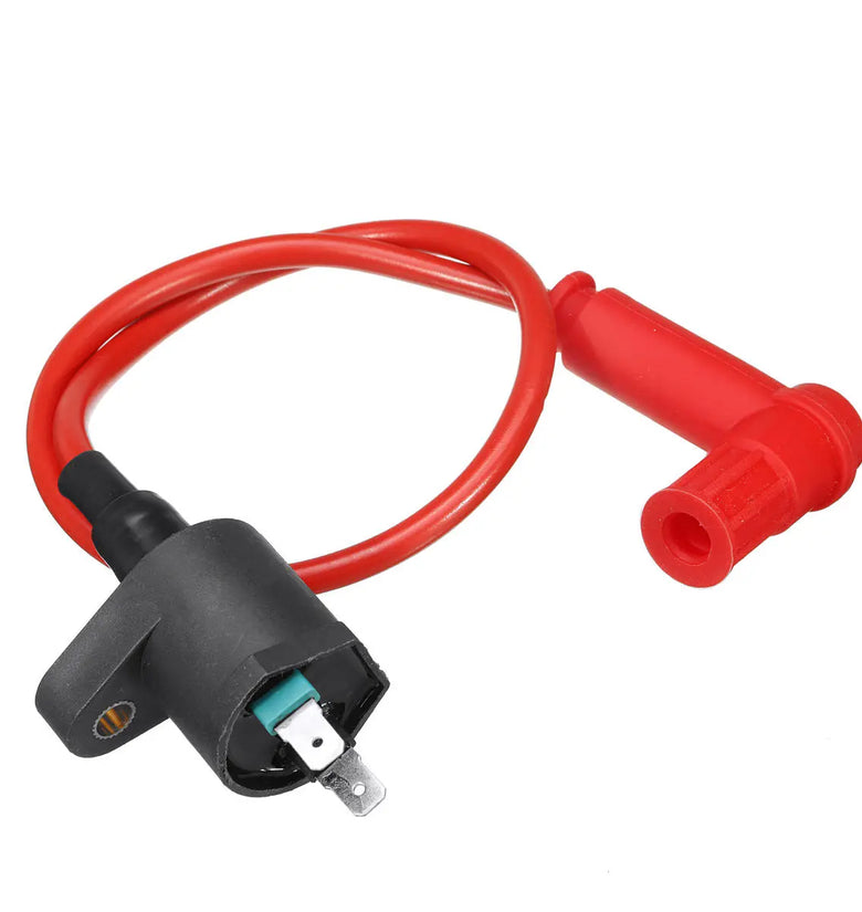 110 125cc 140cc Wiring Loom Ignition Coil CDI Spark Plug Kit Kick Start Dirt Bike Moped Scooter ATV