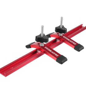 2 Pack ENJOYWOOD Quick Acting T Track Hold Down Clamps with T bolts and Silder Aluminum Alloy Woodworking Clamps for Routers Drill Presses CNC Table Saws