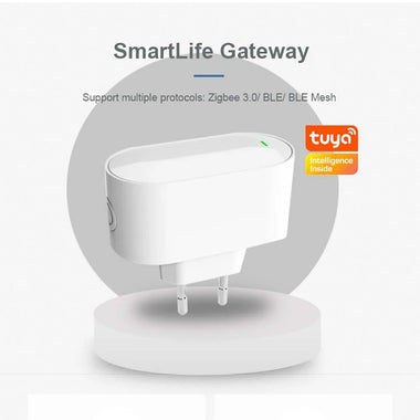 Tuya Smart SmartLife Gateway Zigbe bluetooth Mesh Wireless Socket APP Remote Voice Control with Alexa Smart Home Automation Hub