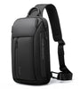 BANGE Chest Bag Men Casual Crossbody Bag Waterproof Shoulder Satchel Multi-Pockets Large Capacity Men's Bag
