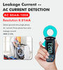 WinAPEX 268C Leakge Current Tester Clamp Meter AC 60mA-100A 0.01mA Resolution High Precision Leakage Type-C Rechargeable Digital Multimeter Electrical Tester Backlit LCD Display