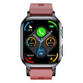 S18 2.01inch HD Screen Air Pump Airbag Type Voice Broadcast bluetooth Call Heart Rate Blood Pressure Blood Glucose Blood Lipid SpO2 Monitor Uric Acid Function Body Temperature Measurement SOS Emergency Call Multi-sport Modes Music Playback Smart Watch