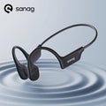 Sanag B22S Bone Conduction Earphone bluetooth Flash Connect HiFi Sound Bass Diaphragm 16H Playback Sports Neckband Headset