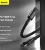 Baseus CW-YMS 100W USB-C to USB-C PD Cable PD3.0 Power Delivery QC4.0 Fast Charging Data Transmission Cord Line For Samsung Galaxy Note 20 For iPad Pro 2020 MacBook Air 2020 Mi 10 Huawei P40