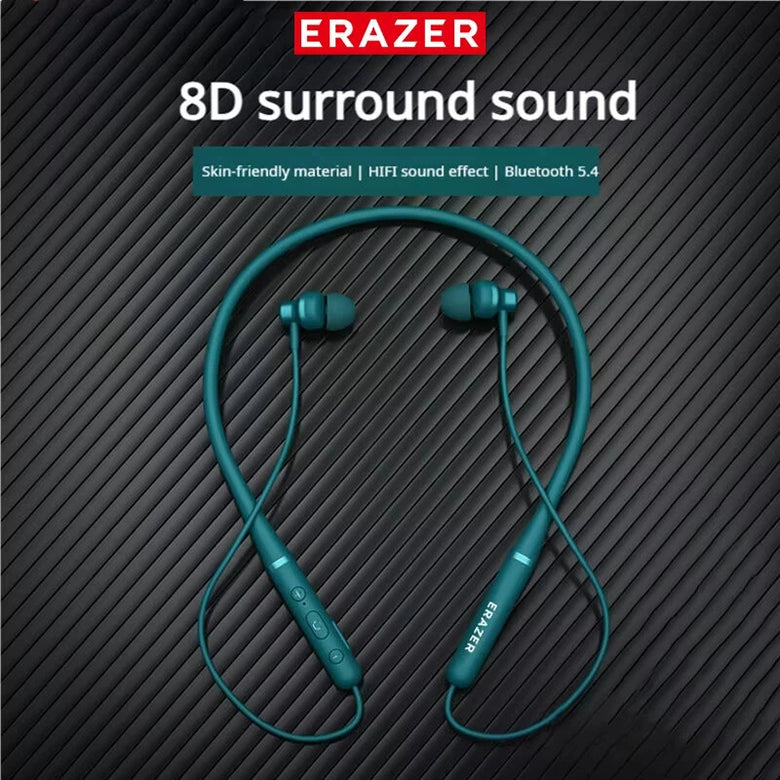 Lenovo Erazer XE05MAX Neckband Headset Wireless bluetooth Earphone 8D Surround Stereo Intelligent Noise Cancelling Magnetic Adsorption Flexible Silicone Comfortable Neckband Sports Headphones