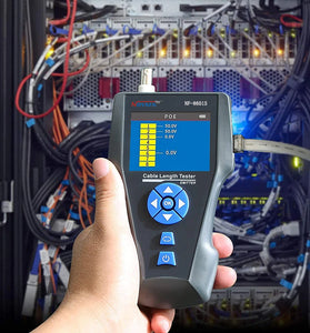 NOYAFA NF-8601W/NF-8601S/NF-8601 Multifunctional RJ45 CAT6 Network Cable Tester Cable Tracker PoE/PING/Port LCD Display Measure Length Wiremap