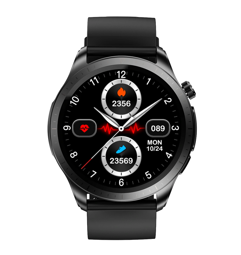 E420 1.39 inch HD Screen ECG Monitor Heart Rate Blood Pressure SpO2 Monitor Fitness Tracker 280mAh Battery BT5.1 IP68 Waterproof Smart Watch