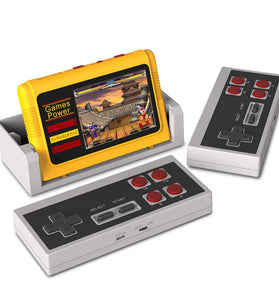 K20 Portable Retro Game Console with Dual 2.4G Wireless Gamepad Built-in 1000+ Games 3.0inch TFT Screen Video Game Player Support TV Connection AV Output