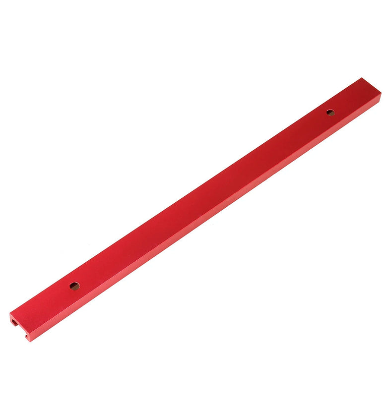 Red Aluminum Alloy 300-800mm T-track T-slot Miter Track Jig T Screw Fixture Slot 19x9.5mm For Table Saw Router Table Woodworking Tool