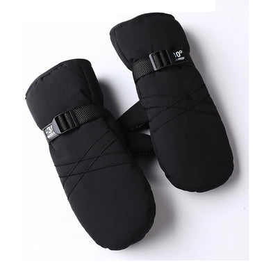 Pair Motorcycle Winter Gloves Outdoor Ski Gloves Warm Non-Slip Extended Wrist Windproof Gloves Electric Motorbike Thickening Gloves