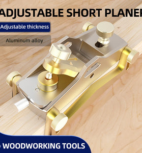 ENJOYWOOD Mini Block Plane Aluminum Alloy Hand Planer Woodworking Tool for Fine Planing Chamfering and Tenon