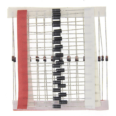 100PCS 8 Kinds Schottky Diode Transistor Package 1N4148 1N4007 1N5819 1N5399 FR107 FR207 1N5408 1N5822 Electronic Components Kit