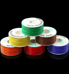 250m 30AWG Red/Black/Yellow/Blue/Green/White/Purple/Orange OK Line Circuit Board Flyer Wire Airline PCB Jumper Cable Wrapping Wire
