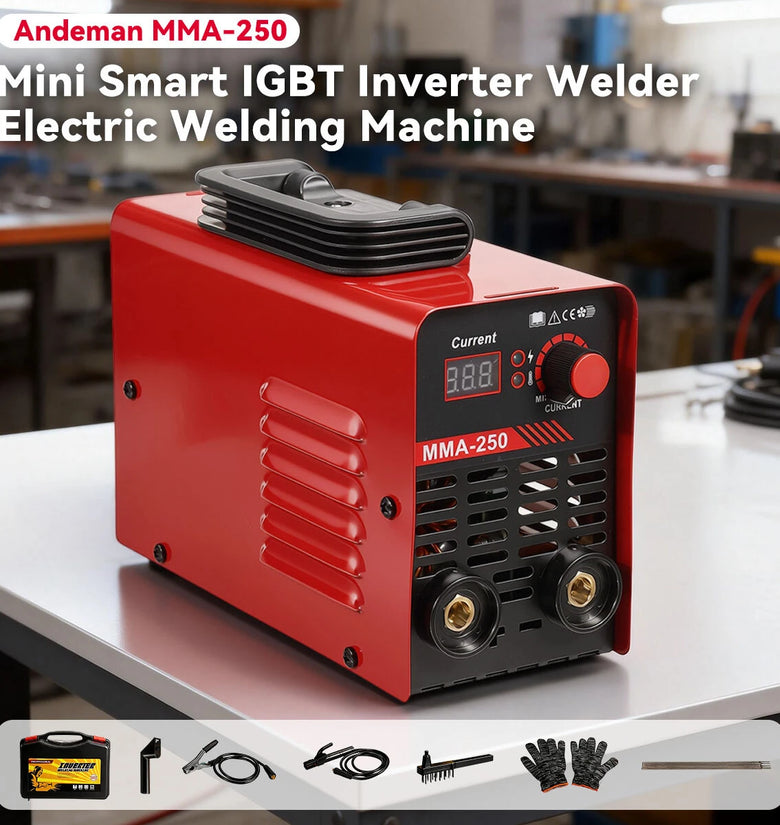 Mini Portable ARC MMA 250 Amp IGBT Inverter Welder Electric Welding Machine