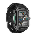Rogbid Tank S3 Pro 2.02inch HD Screen 710mAh Battery AI Voice Assistant bluetooth Call Heart Rate Blood Pressure Blood Oxygen Monitor Sleep Monitoring Multi-sport Modes Music Playback 5ATM&IP69 Waterproof Smart Watch