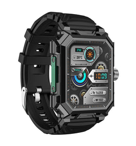 Rogbid Tank S3 Pro 2.02inch HD Screen 710mAh Battery AI Voice Assistant bluetooth Call Heart Rate Blood Pressure Blood Oxygen Monitor Sleep Monitoring Multi-sport Modes Music Playback 5ATM&IP69 Waterproof Smart Watch