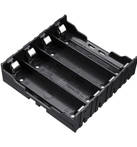 3pcs 4 Slots 18650 Battery Holder Plastic Case Storage Box for 4*3.7V 18650 Lithium Battery with 8Pin