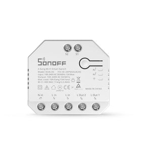 SONOFF DUALR3 Dual Relay Module WiFi DIY MINI Switch Two Way Power Metering 2 Gang/ Way Switch Timing Smart Home Work with eWeLink APP
