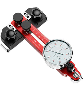 Table Saw Alignment Gauge Calibrator Dial Indicator Thin Rip Jig Aluminum Alloy High Precision Easy Setup Versatile Usage for Repeat Cuts