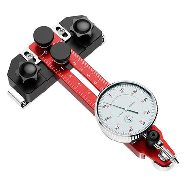Table Saw Alignment Gauge Calibrator Dial Indicator Thin Rip Jig Aluminum Alloy High Precision Easy Setup Versatile Usage for Repeat Cuts