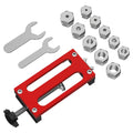 Universal Aluminum Profile Drilling Jig with Drill Sleeve Drill Punching Locator Auxiliary Tool Aluminum Profiles Screw Puncher