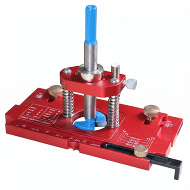 ENJOYWOOD Adjustable Depth Cabinet Hinge Jig 35mm Hinge Hole Punch Locator Cabinet Door Installation Drilling Guide Woodworking Tool