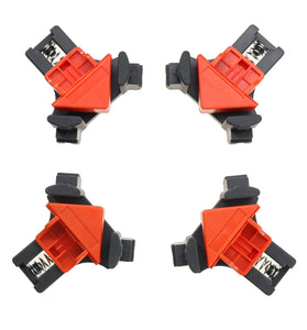 4pcs 90 Degree Corner Clamp Adjustable Right Angle Clamp Woodworking Clip Clamp