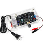 DIY LM317 Adjustable Voltage Regulator 1.25V-12V 2W Power Supply Kit with Digital Display and Acrylic Enclosure for Electronics Projects