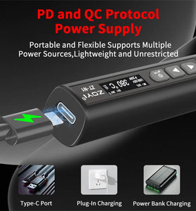 ZOYI-N1 High Power 96W Portable Intelligent Soldering Iron Adjustable Temperature 100C-450C Type-C Fast Charging OLED Display For Home Maintenance