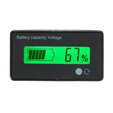 3Pcs 12V/24V/36V/48V 8-70V LCD Acid Lead Lithium Battery Capacity Indicator Digital Voltmeter